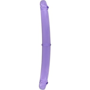 SEVEN CREATIONS - PODWOJNY PENIS 30 CM FIOLETOWY